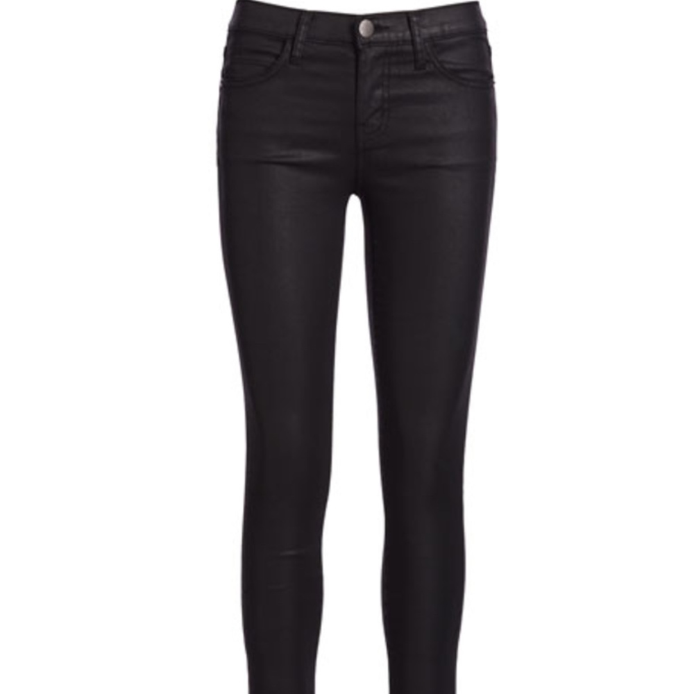 Current/Elliot Black Coated Stiletto Jeans NEW! Size 28